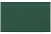 Magnetická tabule na křídy s linkami ekoTAB 200x120