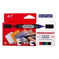 Značkovač 1666/4 double permanent sada
