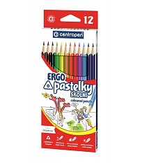 Pastelky Centropen 12 barev 9521/12 trojhranné