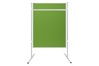 Akustická oboustranná textilní paravánová nástěnka ekoTAB jarní zelená 120x150.