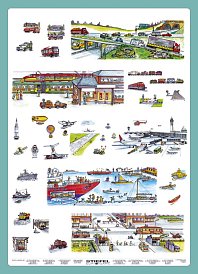 Doprava v NJ - konverzace 120 x 160 cm