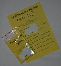 Autíčko – čtecí záložka s výřezem