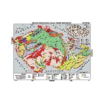 Česká republika - geologická mapa 160x120 cm