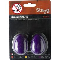 Pár vajíček Stagg EGG 2 PP purpurová