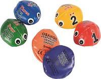 Bean bags set 6 ks - házecí polštářky