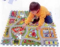 City mapa pěnové puzzle - TM-011