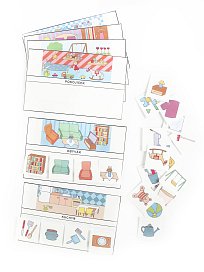 Dům a jeho části - strukturované karty