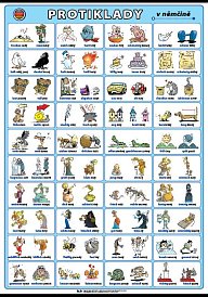 Protiklady v němčině (100 x 70 cm)