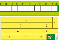 Papírové dopočítadlo 0–20