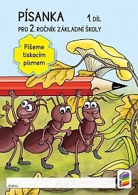 Písanka 2, 1. díl – "Píšeme tiskacím písmem" – dvoubarevná