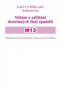 Sada kartiček M13 - sčítání a odčítání desetinných čísel zpaměti