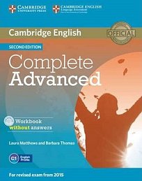 Complete Advanced 2nd Edition Workbook without answers 