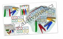 Kolíčkovka - sčítání a odčítání do 20 s přechodem desítky - pro malotřídní školy