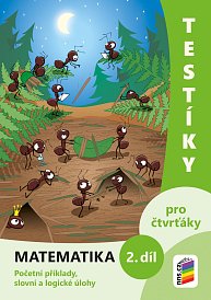 Testíky pro čtvrťáky – matematika, 2. díl (barevný pracovní sešit)