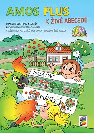 AMOS PLUS k Živé abecedě se samolepkami, barevný PS