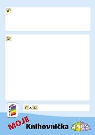 MOJE Knihovnička AMOS (modrá)