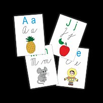 Abeceda plakáty - psací