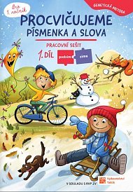 Genetická metoda - procvičujeme písmenka a slova 1: Podzim/Zima (nad 15 ks cena 73 Kč/ks)