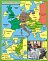 Základy versailleského systému v Evropě a vznik nových států po I. světové válce (120 x 100 cm)
