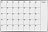 Keramická měsíční plánovací tabule na zeď ekotab 100x70