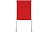 Oboustranná textilní paravánová nástěnka červená 75x100 ekoTAB