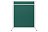 Akustická oboustranná textilní paravánová nástěnka ekoTAB zelená 120x150.