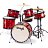 Dětská bicí sada červená Stagg TIM JR 5 16 B RD